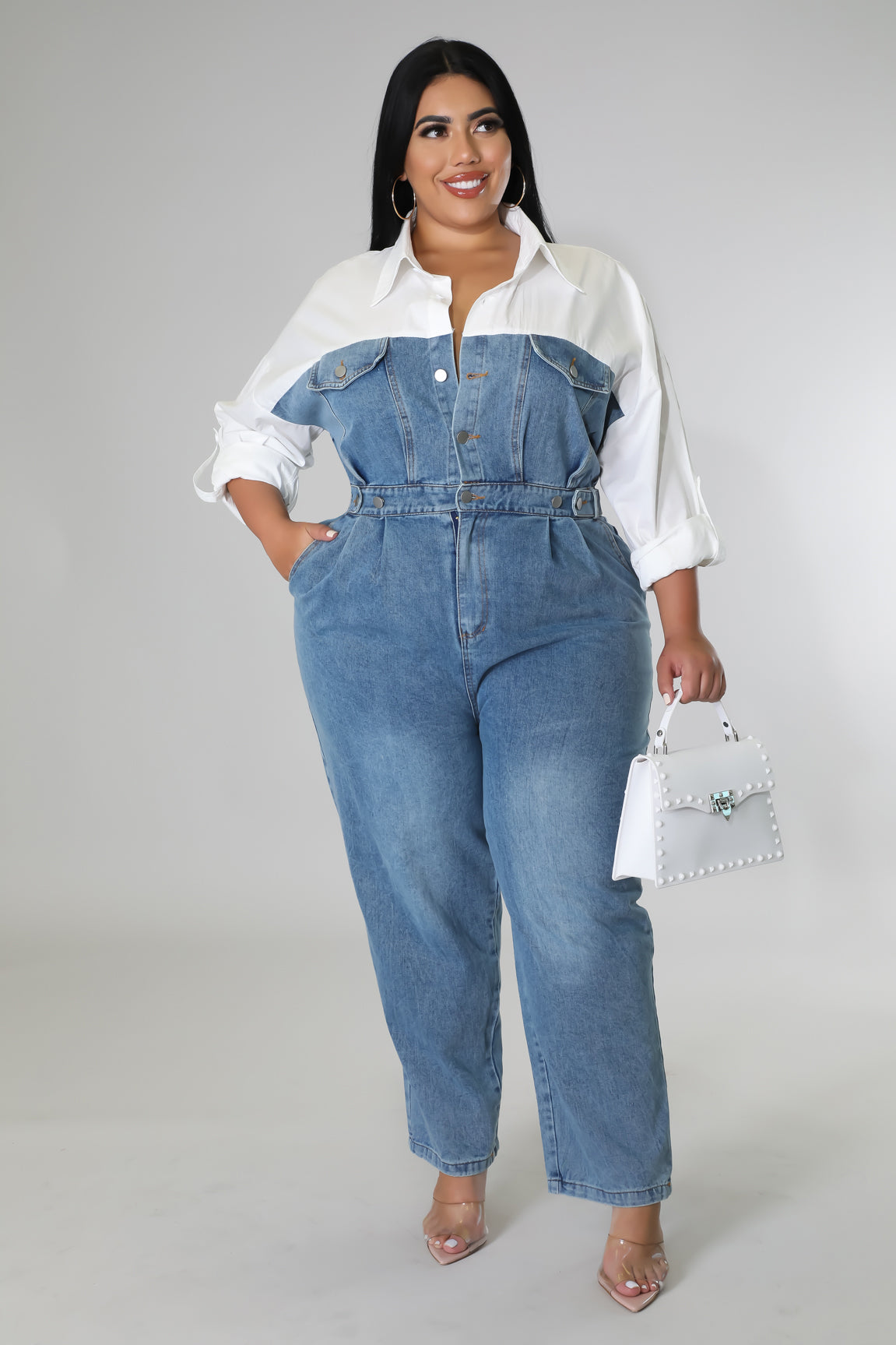 Sarah Denim Jumpsuit